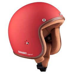 BANDIT Jet helmet Premium dull red 