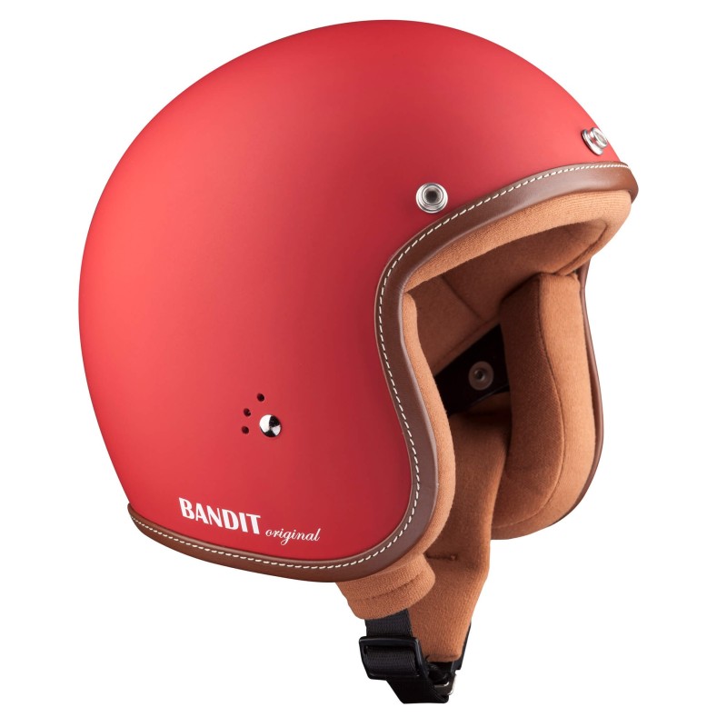 BANDIT Jet helmet Premium dull red 