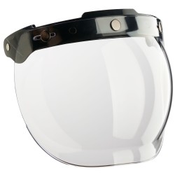 Flip up visor clear