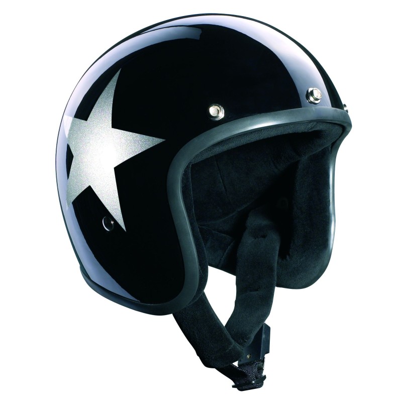 Jet helmet BANDIT Star Jet black- Cascos BANDIT