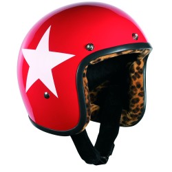 Jet helmet BANDIT Star Jet leopard- Cascos BANDIT