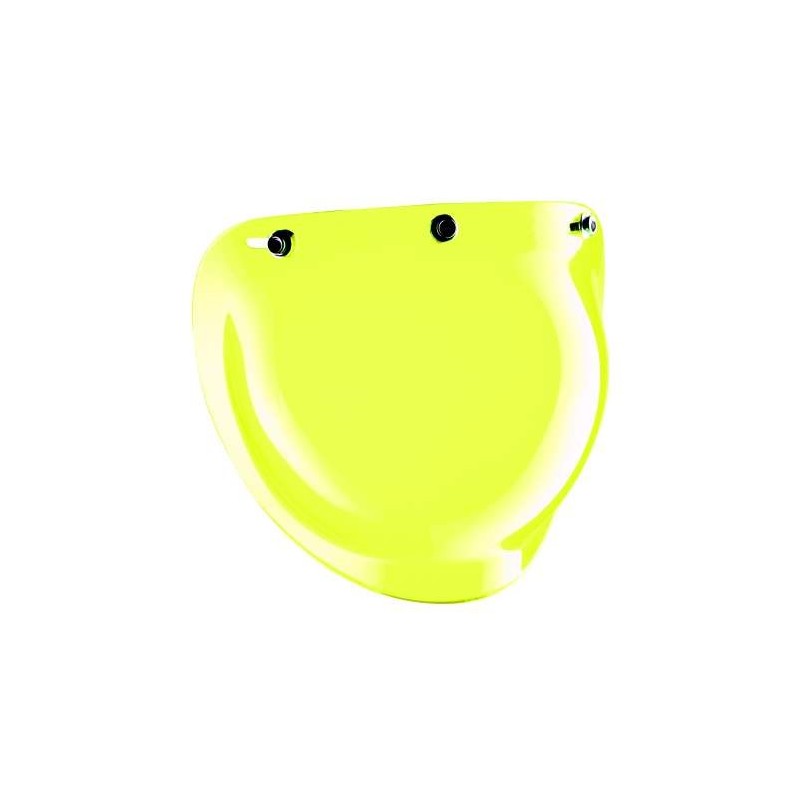 Jet visor BUBBLE yellow